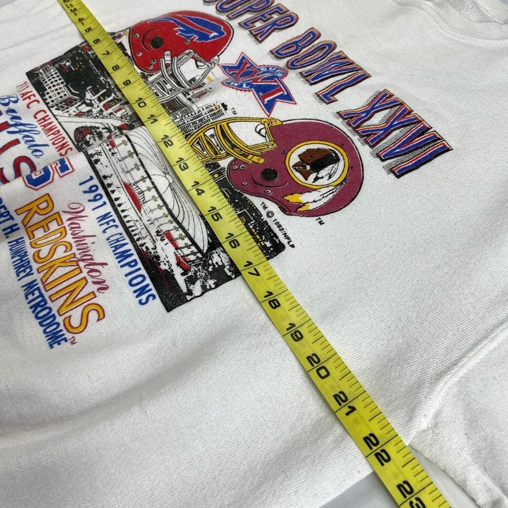 Tultex White Super Bowl XXVI Sweatshirt - Picture 2 of 7